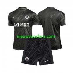 Chelsea Kind Shirt met Bedrukking Doelman Uit 2024-2025 Korte Mouw