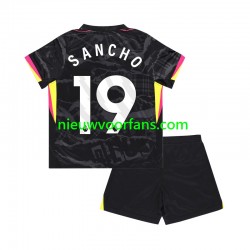 Chelsea Kind Shirt met Bedrukking Jadon Sancho 19 Derde 2024-2025 Korte Mouw