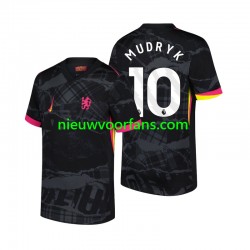 Chelsea Heren Shirt met Bedrukking Mychajlo Mudryk 10 Derde 2024-2025 Korte Mouw