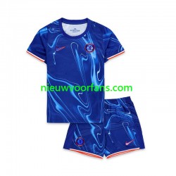 Chelsea Kind Shirt met Bedrukking Noni Madueke 11 Thuis 2024-2025 Korte Mouw