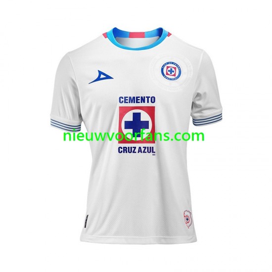 Cruz Azul Heren Shirt met Bedrukking Uit 2024-2025 Korte Mouw