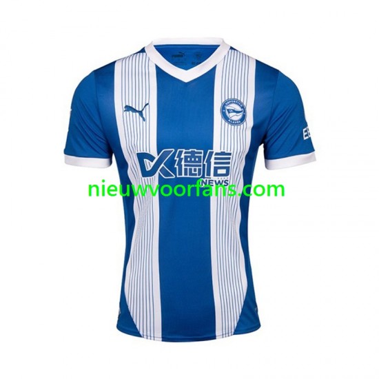 Heren Shirt met Bedrukking Deportivo Alaves Thuis 2024-2025 Korte Mouw