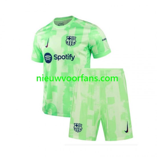 FC Barcelona Kind Shirt met Bedrukking Derde 2024-2025 Korte Mouw