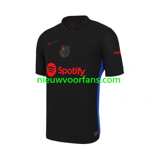 FC Barcelona Heren Shirt met Bedrukking LAMINE YAMAL 19 Uit 2024-2025 Korte Mouw