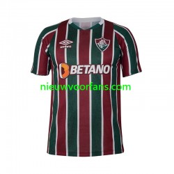 Fluminense Heren Shirt met Bedrukking Thuis 2024-2025 Korte Mouw