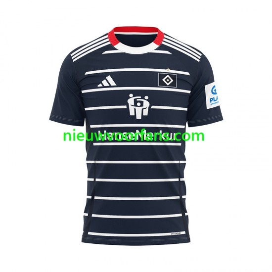 Hamburger SV Heren Shirt met Bedrukking Uit 2024-2025 Korte Mouw