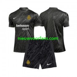 Inter Milan Kind Shirt met Bedrukking Doelman Derde 2024-2025 Korte Mouw
