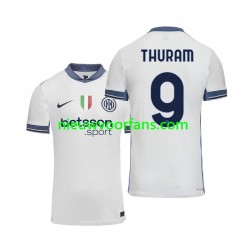 Inter Milan Heren Shirt met Bedrukking Marcus Thuram 9 Uit 2024-2025 Korte Mouw