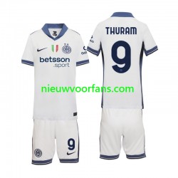 Inter Milan Kind Shirt met Bedrukking Marcus Thuram 9 Uit 2024-2025 Korte Mouw