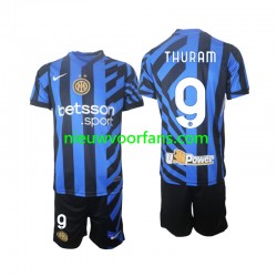 Inter Milan Kind Shirt met Bedrukking Marcus Thuram 9 Thuis 2024-2025 Korte Mouw