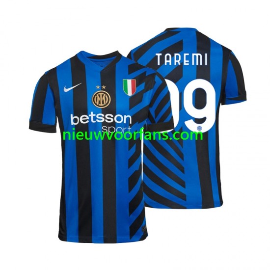 Inter Milan Heren Shirt met Bedrukking Mehdi Taremi 99 Thuis 2024-2025 Korte Mouw