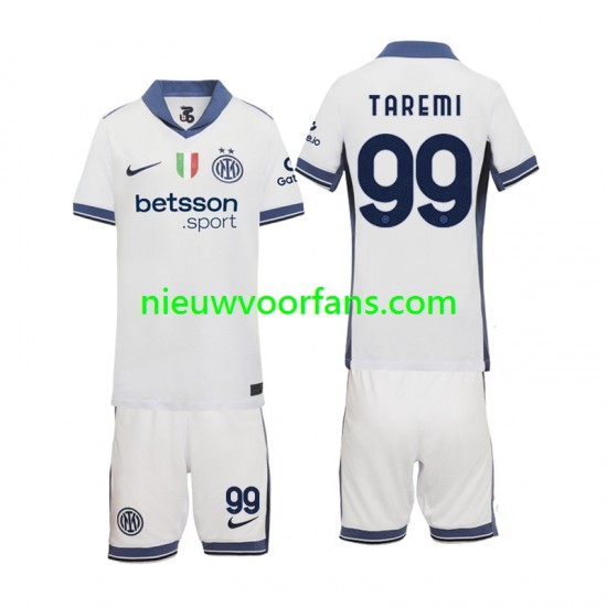 Inter Milan Kind Shirt met Bedrukking Mehdi Taremi 99 Uit 2024-2025 Korte Mouw