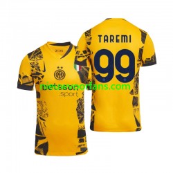 Inter Milan Heren Shirt met Bedrukking Mehdi Taremi 99 Derde 2024-2025 Korte Mouw
