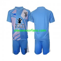Juventus Kind Shirt met Bedrukking Doelman Thuis 2024-2025 Korte Mouw