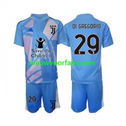 Juventus Kind Shirt met Bedrukking Doelman Michele Di Gregorio 29 Vierde 2024-2025 Korte Mouw