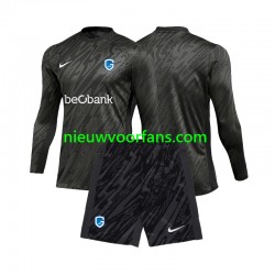 KRC Genk Kind Shirt met Bedrukking Doelman Uit 2024-2025 Lange Mouw