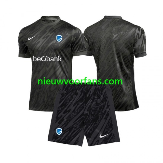 KRC Genk Kind Shirt met Bedrukking Doelman Uit 2024-2025 Korte Mouw