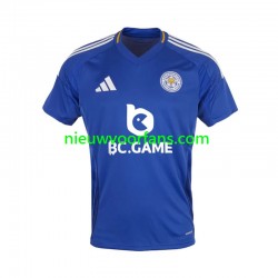 Leicester City Heren Shirt met Bedrukking Thuis 2024-2025 Korte Mouw