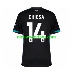 Liverpool Heren Shirt met Bedrukking Federico Chiesa 14 Uit 2024-2025 Korte Mouw