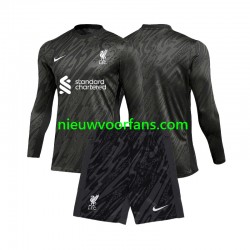 Liverpool Kind Shirt met Bedrukking Doelman Thuis 2024-2025 Lange Mouw