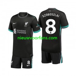 Liverpool Kind Shirt met Bedrukking Szoboszlai 8 Uit 2024-2025 Korte Mouw