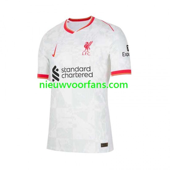 Liverpool Heren Shirt met Bedrukking Derde 2024-2025 Korte Mouw