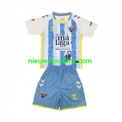 Málaga CF Kind Shirt met Bedrukking Thuis 2024-2025 Korte Mouw