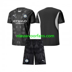 Manchester City Kind Shirt met Bedrukking Doelman Vierde 2024-2025 Korte Mouw