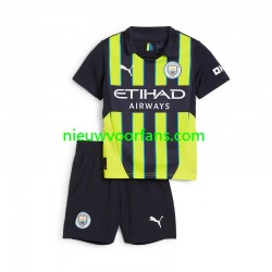 Manchester City Kind Shirt met Bedrukking Uit 2024-2025 Korte Mouw