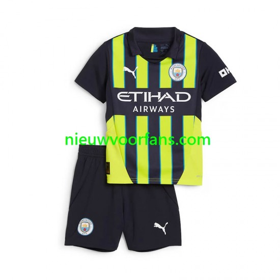 Manchester City Kind Shirt met Bedrukking Uit 2024-2025 Korte Mouw