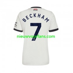 Manchester United Heren Shirt met Bedrukking Beckham 7 Derde 2024-2025 Korte Mouw