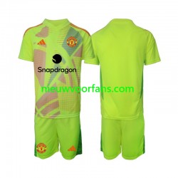 Manchester United Kind Shirt met Bedrukking Doelman Uit 2024-2025 Korte Mouw