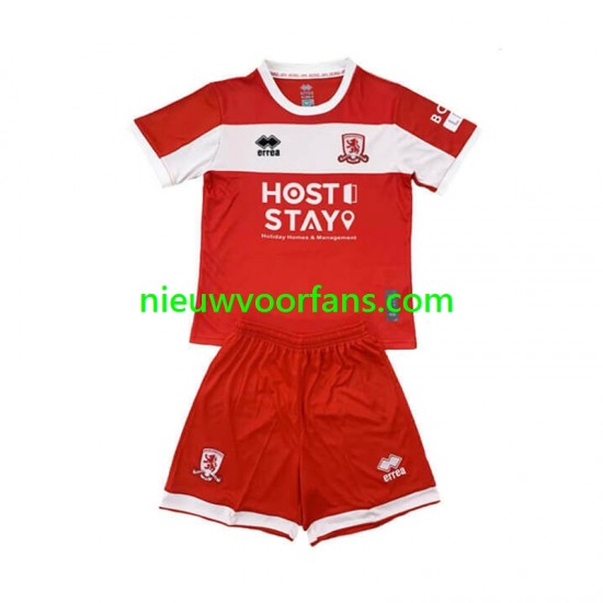 Middlesbrough Kind Shirt met Bedrukking Thuis 2024-2025 Korte Mouw
