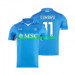 Napoli Heren Shirt met Bedrukking Lukaku 11 Thuis 2024-2025 Korte Mouw