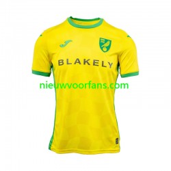 Norwich City Heren Shirt met Bedrukking Thuis 2024-2025 Korte Mouw