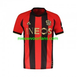 OGC Nice Heren Shirt met Bedrukking Thuis 2024-2025 Korte Mouw