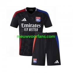 Olympique Lyonnais Kind Shirt met Bedrukking Uit 2024-2025 Korte Mouw