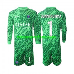 Paris Saint-Germain Kind Shirt met Bedrukking Doelman Gianluigi Donnarumma 1 Uit 2024-2025 Lange Mouw