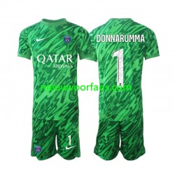 Paris Saint-Germain Kind Shirt met Bedrukking Doelman Gianluigi Donnarumma 1 Uit 2024-2025 Korte Mouw