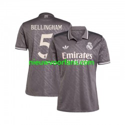 Real Madrid Heren Shirt met Bedrukking BELLINGHAM 5 Derde 2024-2025 Korte Mouw
