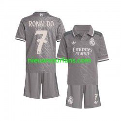 Real Madrid Kind Shirt met Bedrukking Cristiano Ronaldo 7 Derde 2024-2025 Korte Mouw