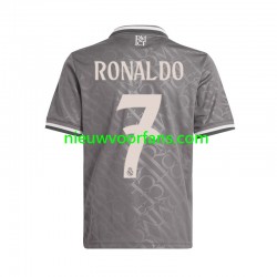Real Madrid Heren Shirt met Bedrukking Cristiano Ronaldo 7 Derde 2024-2025 Korte Mouw
