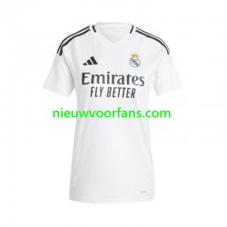 Real Madrid Dames Shirt met Bedrukking Thuis 2024-2025 Korte Mouw
