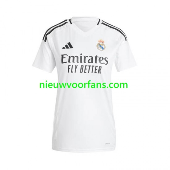 Real Madrid Dames Shirt met Bedrukking Thuis 2024-2025 Korte Mouw