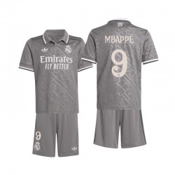 Real Madrid Kind Shirt met Bedrukking Mbappé 9 Derde 2024-2025 Korte Mouw