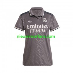 Real Madrid Dames Shirt met Bedrukking Derde 2024-2025 Korte Mouw