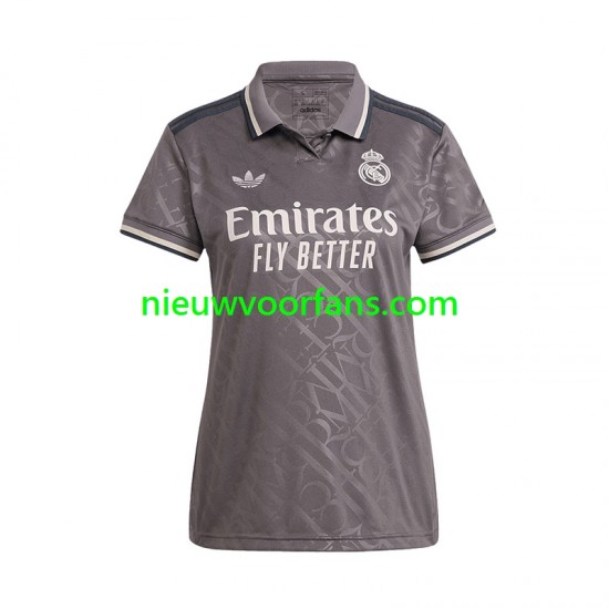 Real Madrid Dames Shirt met Bedrukking Derde 2024-2025 Korte Mouw