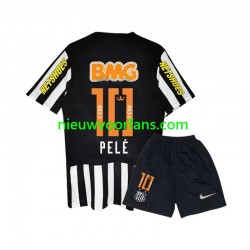 Kind Shirt met Bedrukking Santos PELE 10 -2012 Retro Uit 2011 Korte Mouw