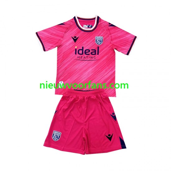 West Bromwich Albion Kind Shirt met Bedrukking Derde 2024-2025 Korte Mouw