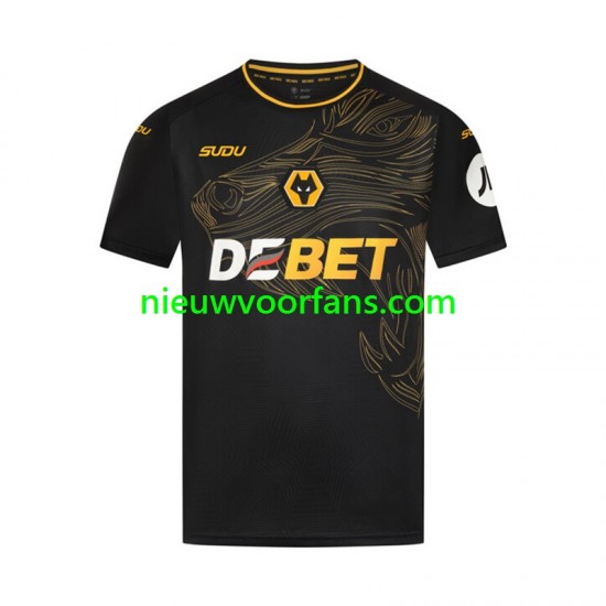 Wolverhampton Wanderers Heren Shirt met Bedrukking Uit 2024-2025 Korte Mouw